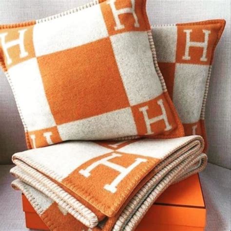 hermes blankets canada|Hermes costello body pillow.